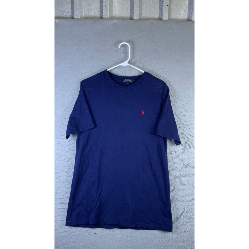 Polo Ralph Lauren T-Shirt Kids XL 18-20 Blue Excellent Short Sleeve Pony Logo